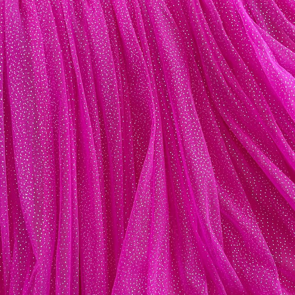 NWT Staud Hot Pink Tulle Poppy Maxi Skirt Size Small - Picture 2 of 7